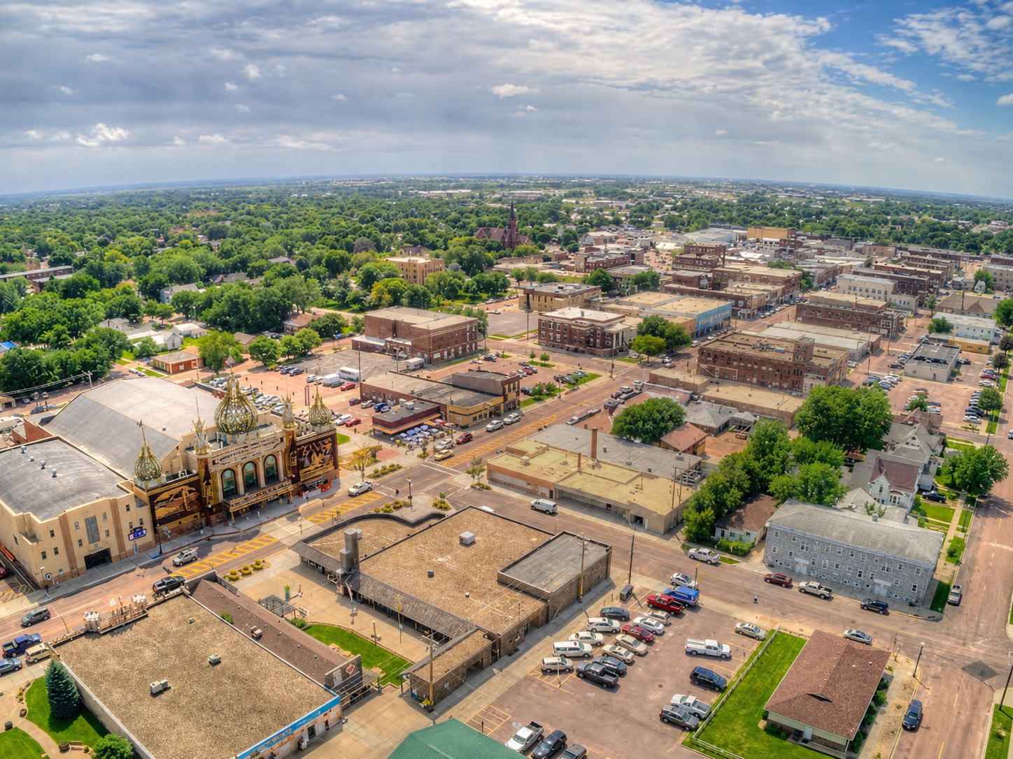 The Corn Palace in Mitchell, South Dakota